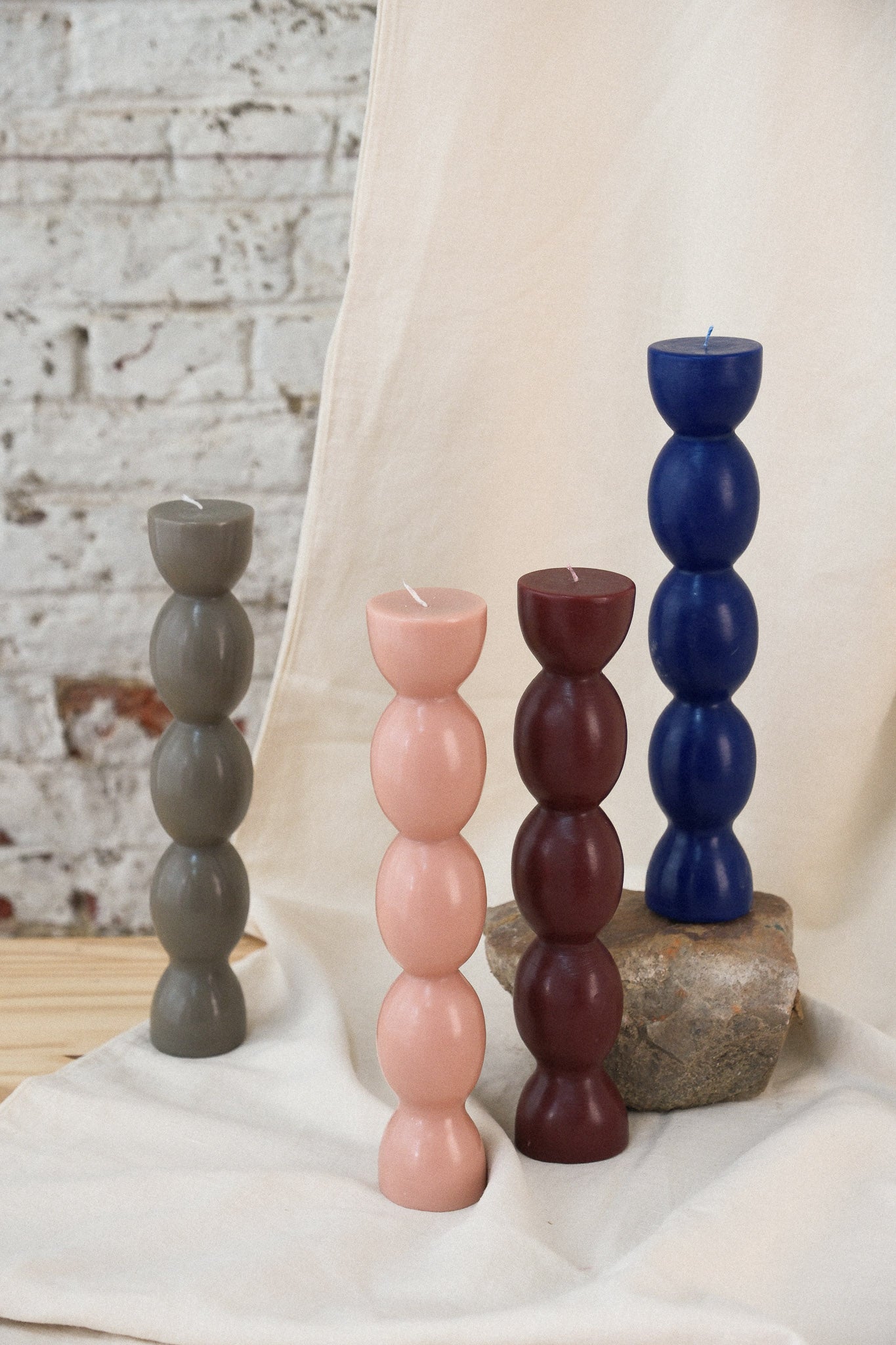 ADELE - bougie design - Rose doux