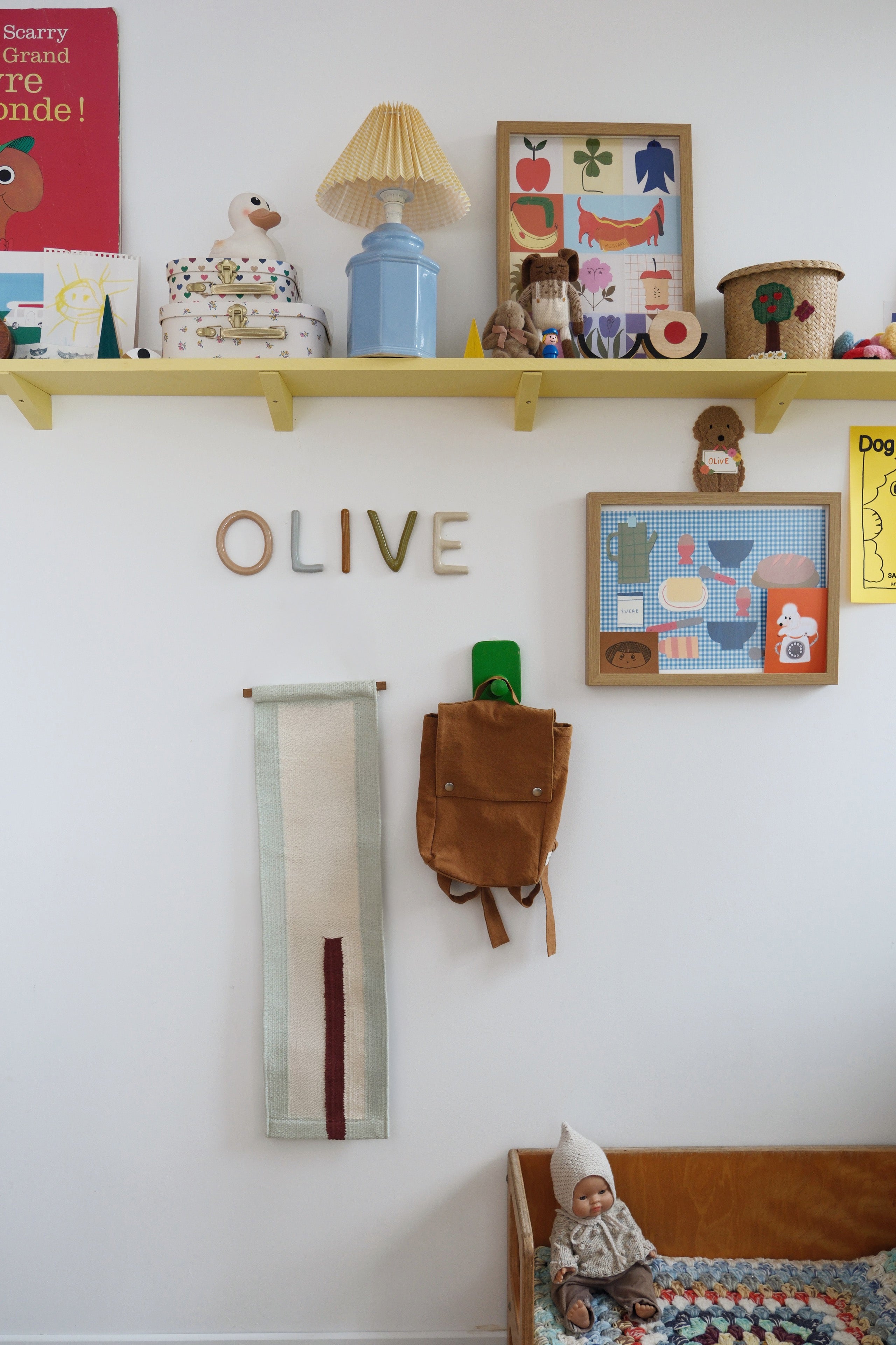 FRANÇOISE - Tapisserie murale - Vert